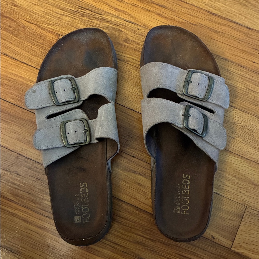 White Mountain Footbeds sandals